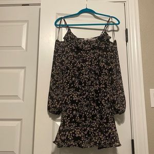 Off the shoulder floral dress size medium